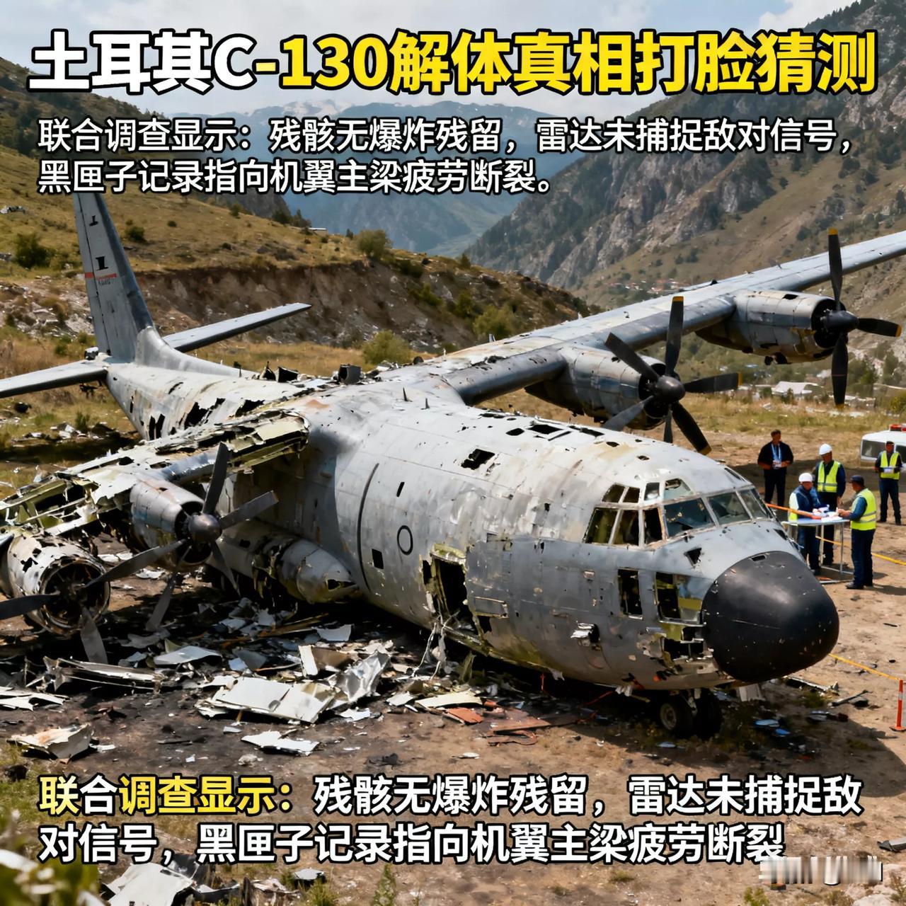 导弹击落？土耳其C-130解体真相打脸猜测11月11日，土耳其57年机龄的