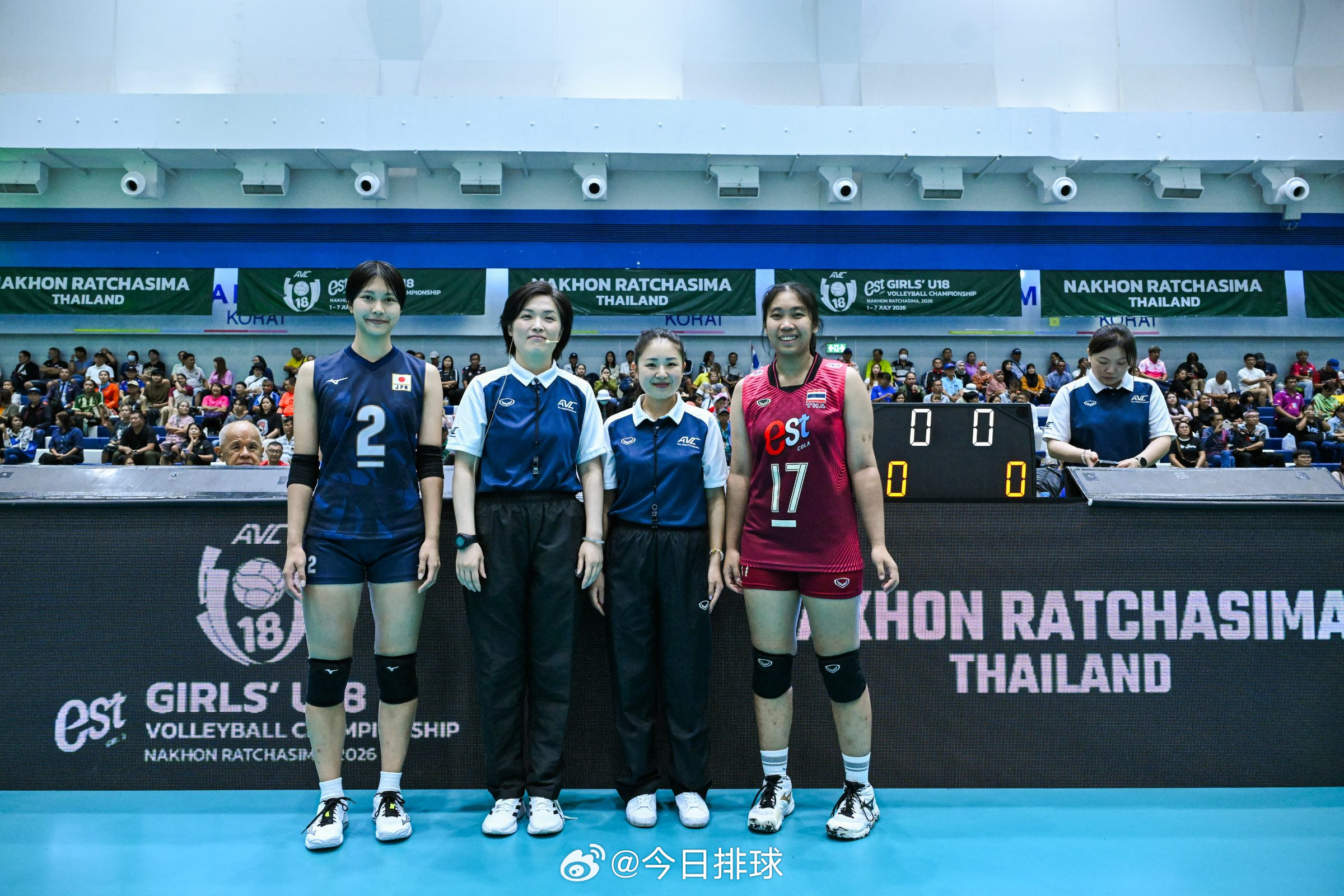 【2026U18女排亚锦赛季军战：泰国3-2日本】北京时间7月7日傍晚，泰国呵