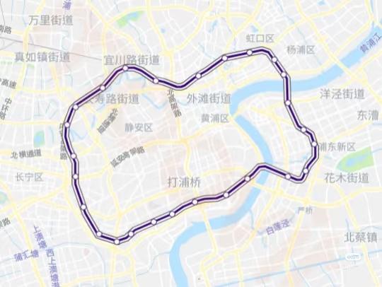 这才是上海真正的内环路，毫无争议吧[呲牙笑]