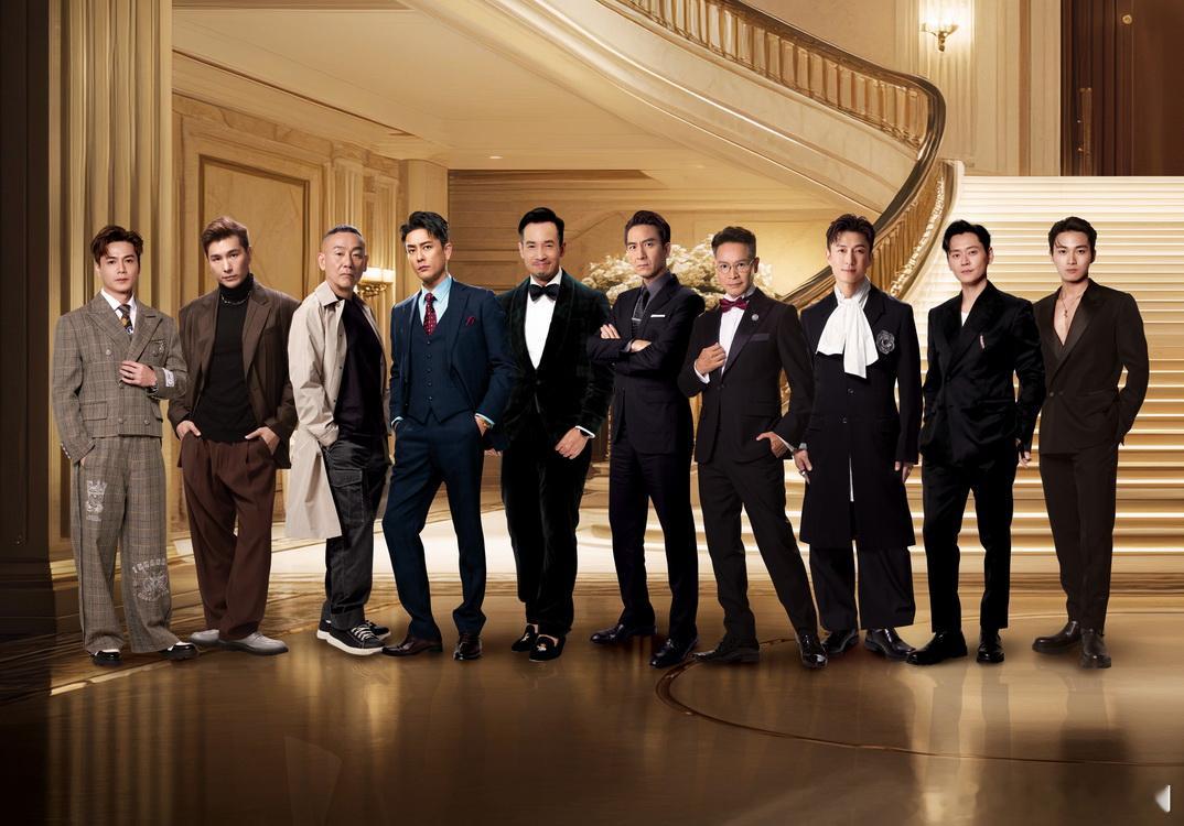 萬千星輝頒獎典禮2025十強場刊照片——「最佳男主角」：羅子溢、陳展鵬、林保怡