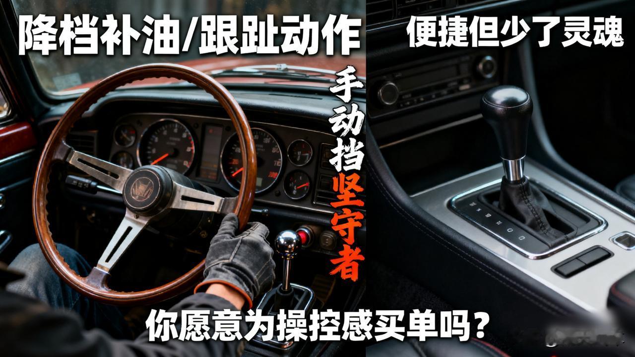 手动挡真的要绝迹了？我会坚持开到老！人车合一的感觉，是自动挡给不了的。降档补
