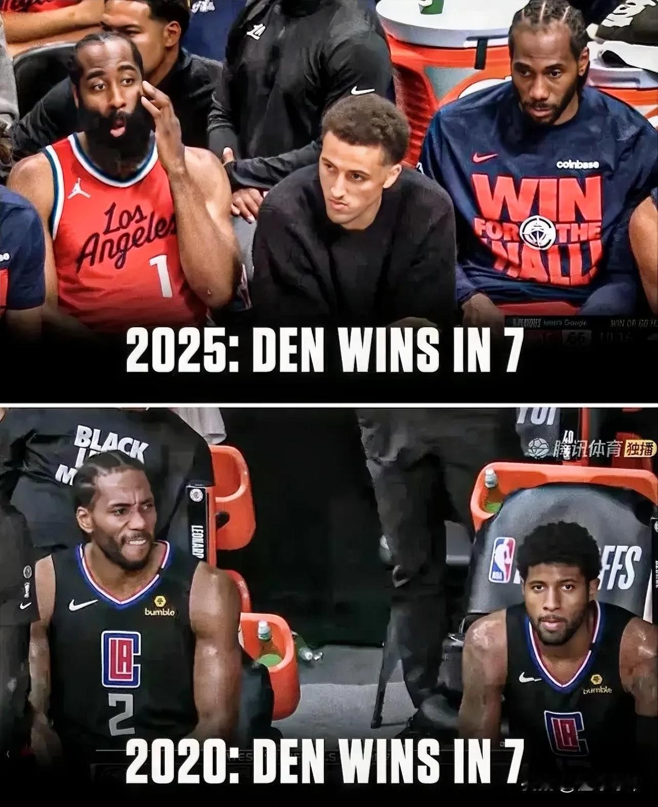 莱昂纳德命也太苦了，摊上了哈登和乔治这么两个队友！2020年季后赛半决赛，快
