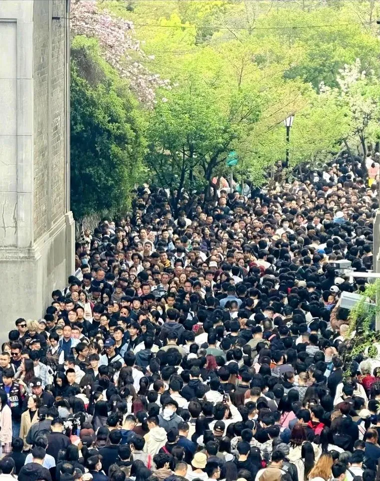 南京常住人口957.7万人，合肥常住人口1000万人，但看看放假期间的人，两个城