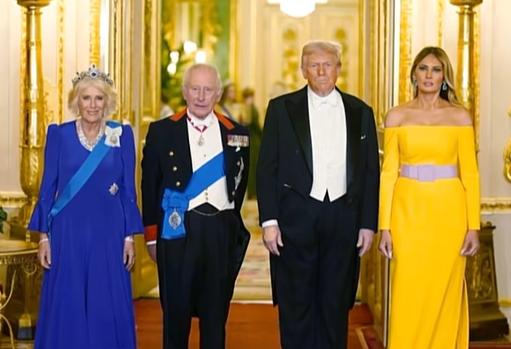 4月27日英国国王查尔斯三世的专机降落在华盛顿机场，开启登基后首次美国国事访问。