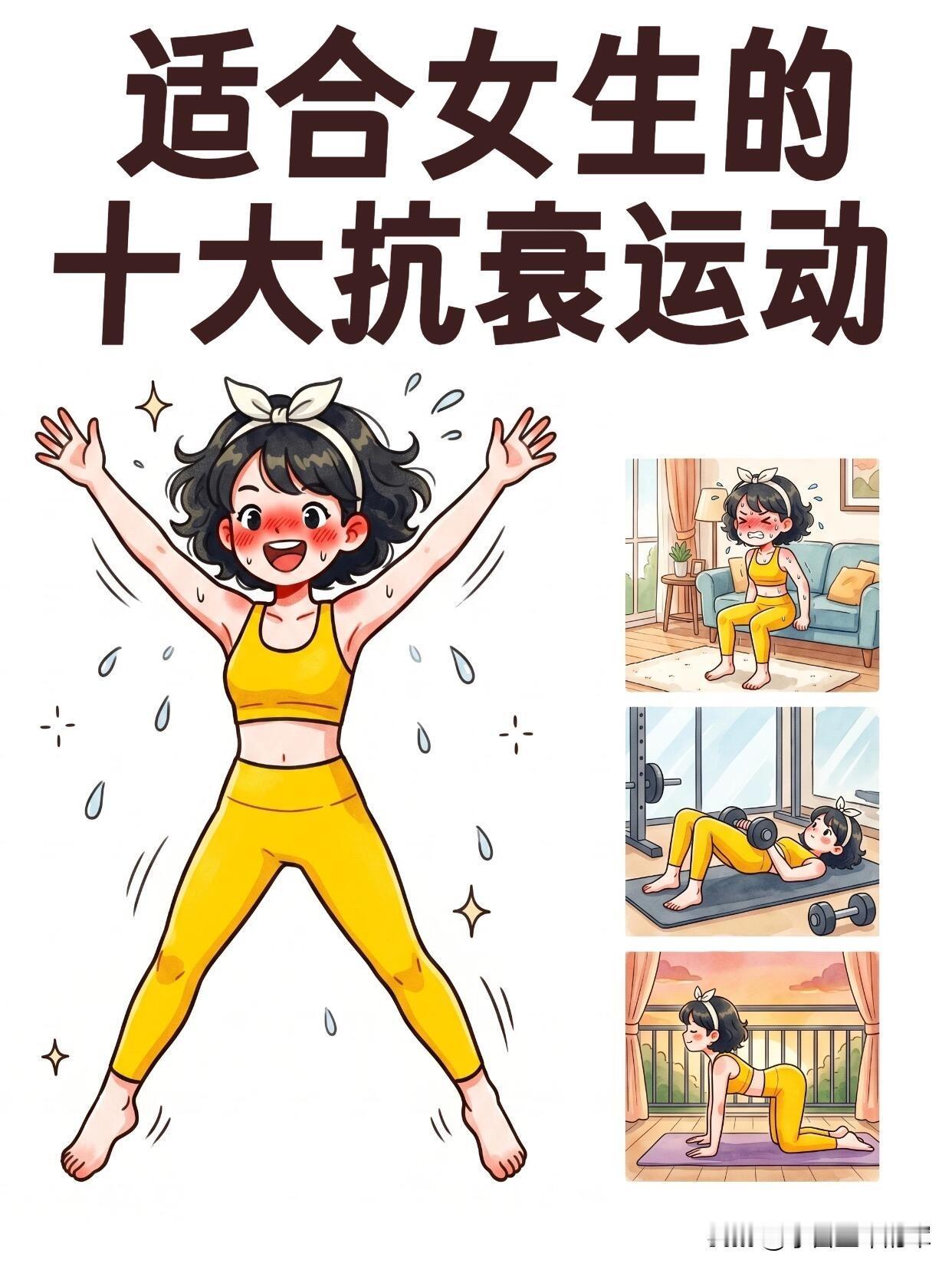 坚持这10个动作，状态比同龄人年轻5岁不用跑健身房，在家就能练的抗衰运动，亲