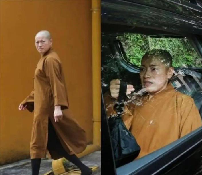 2002年，她白天诵经供佛，表演的就像是一个无比虔诚的尼姑，没想到背地里的她还有