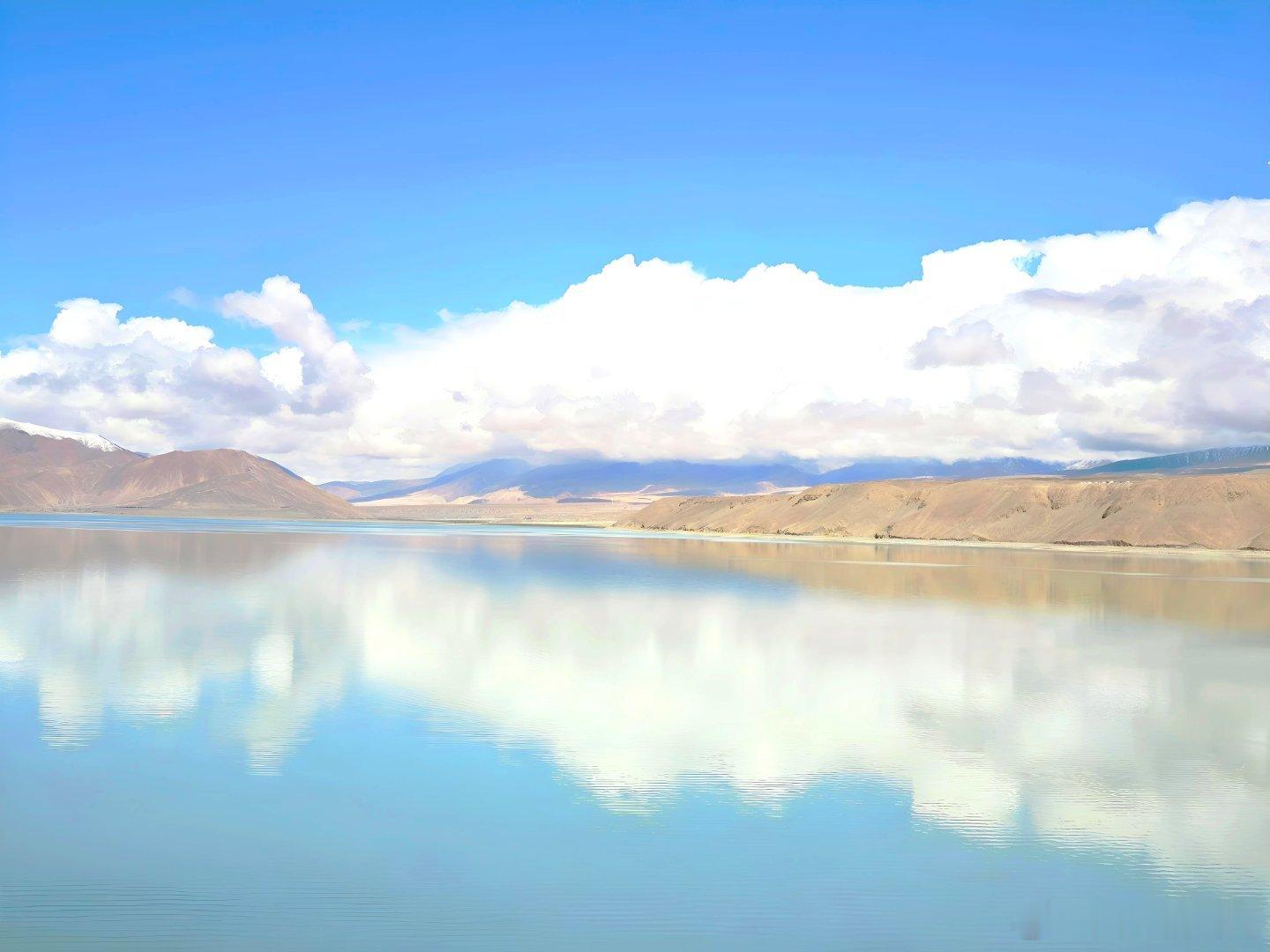白沙湖景色不错