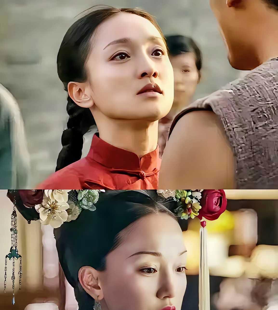 都在讨论周迅40岁到42岁为什么变化如此之大。40岁那年周迅演了19岁的九儿，