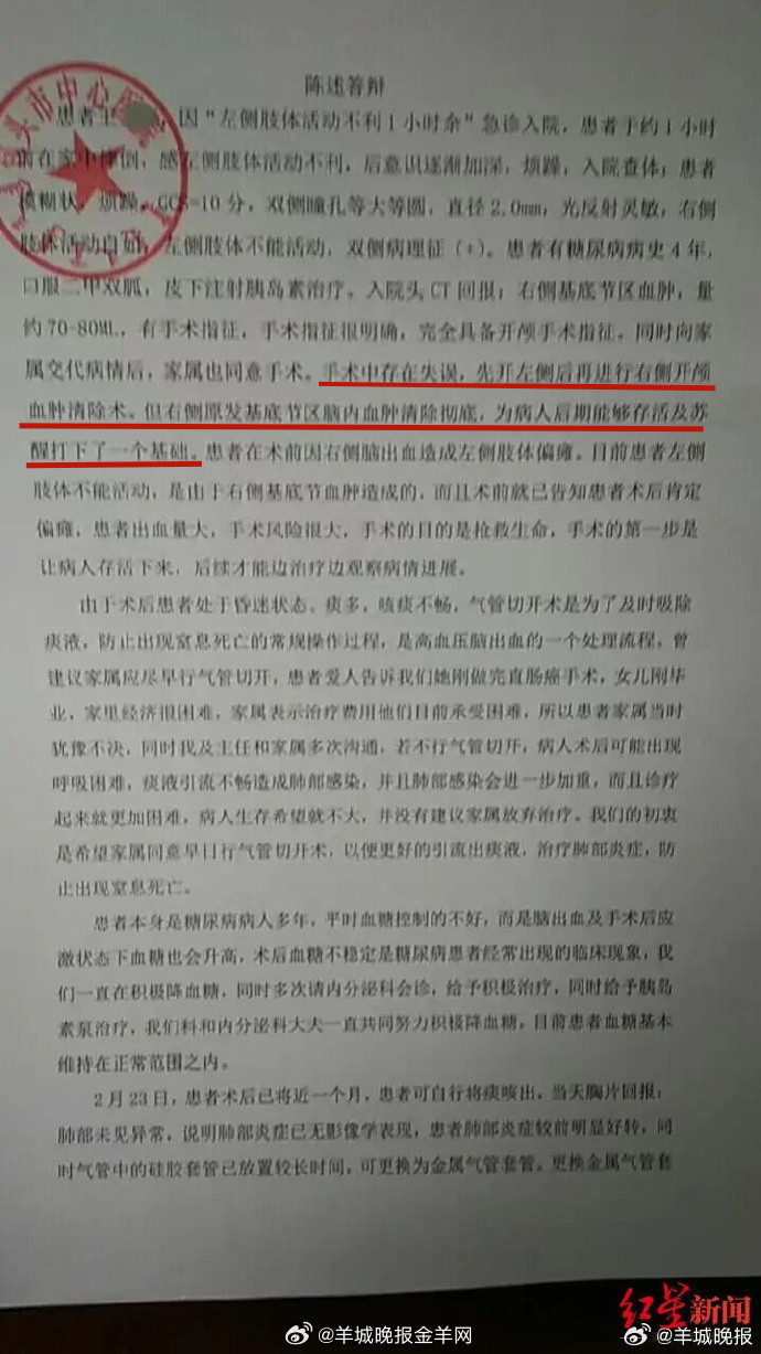 【#对左右脑开颅开错的医生要严肃追责#】#街谈巷议#多家主流媒体报道了包头市王先