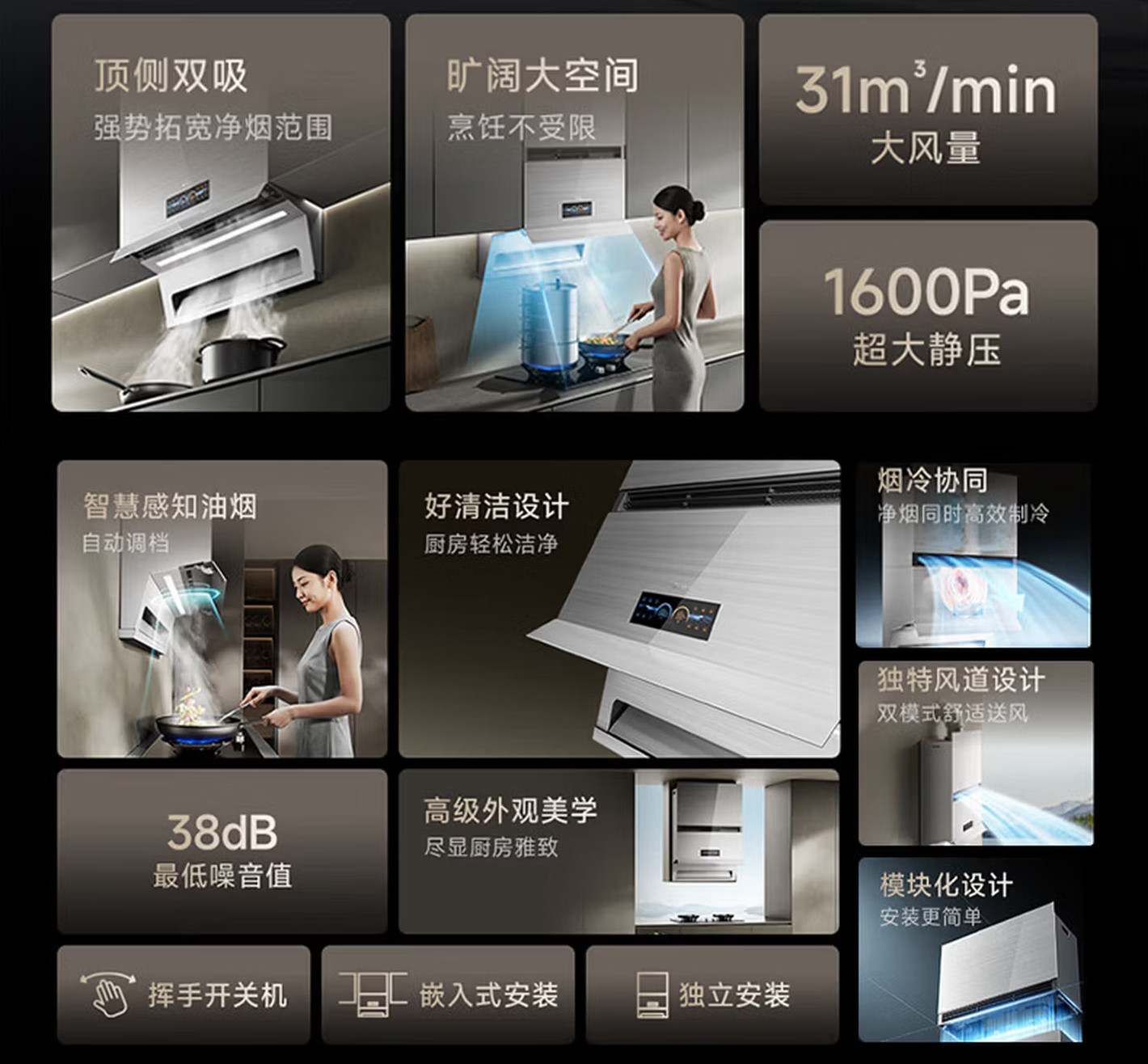 厨房装空调还是装冷烟机太久没关注厨房电器，原来现在还有冷烟机了，各位知道或者是