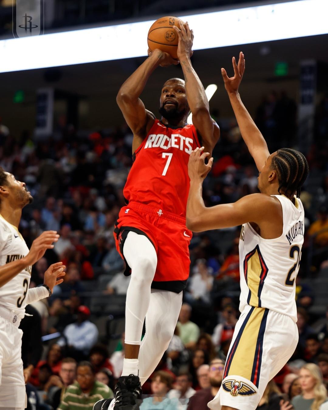 NBA25-26赛季火箭季前赛第3场，全场比赛结束，火箭130-128鹈鹕，取得