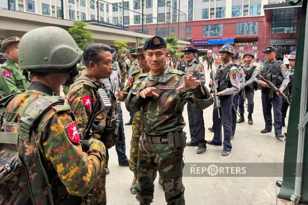 缅甸政府军在克伦邦抓捕网络公司！可以看到，目前克伦边防军的控制地盘内，已经云