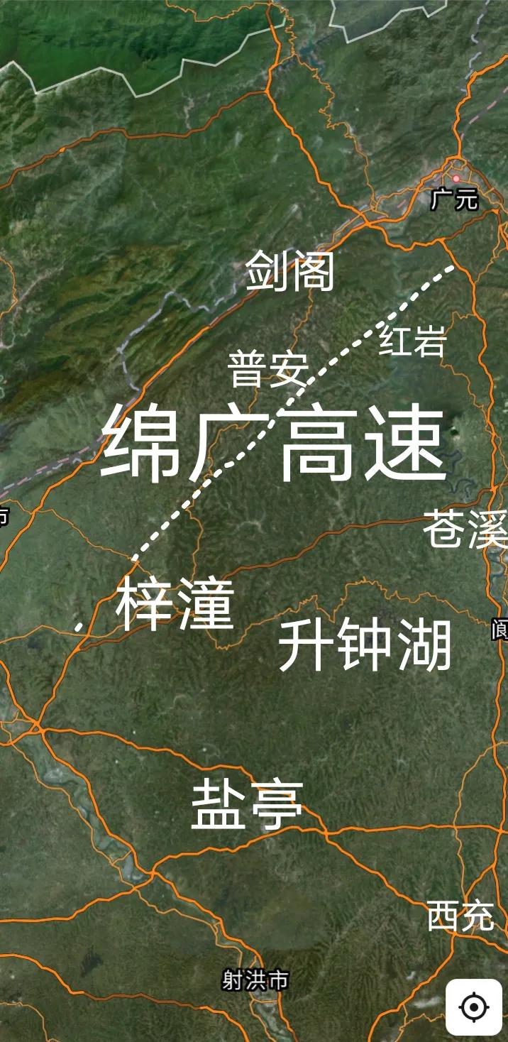 通车倒计时，绵阳至广元高速复线全线路面沥青基本铺设完成，标志标线和护栏安装已同步