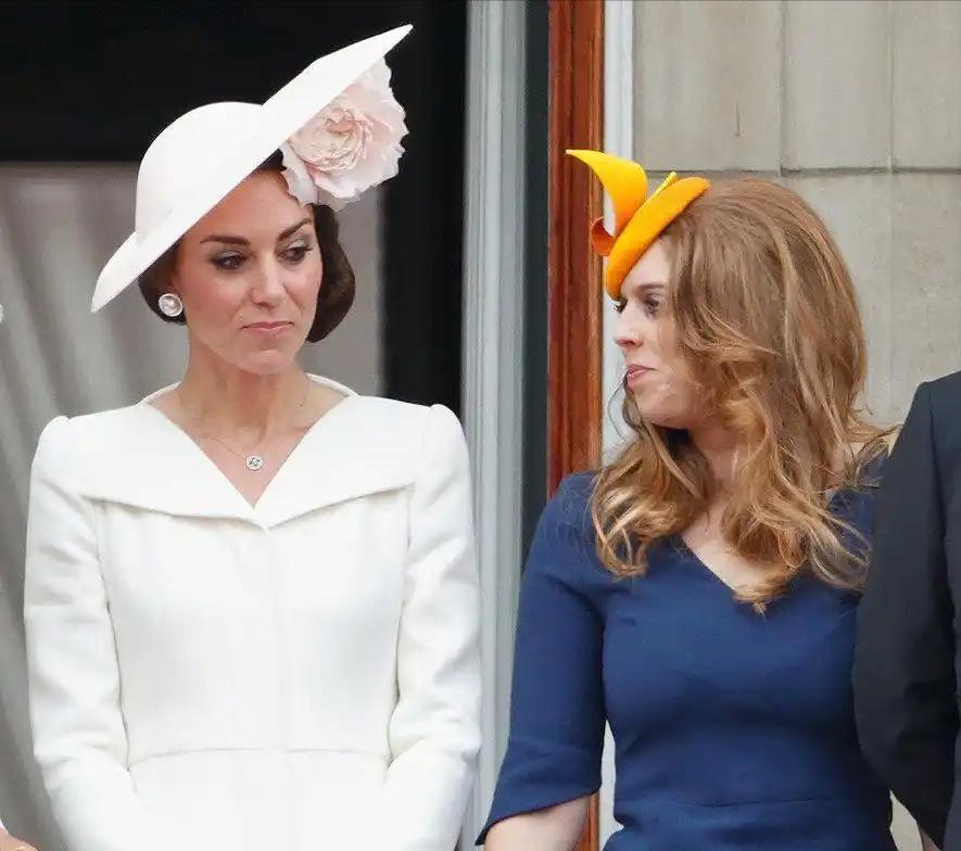 凯特王妃，太难了安德鲁风波过后，他的两个女儿碧翠丝和尤金妮对威尔士一家产生了