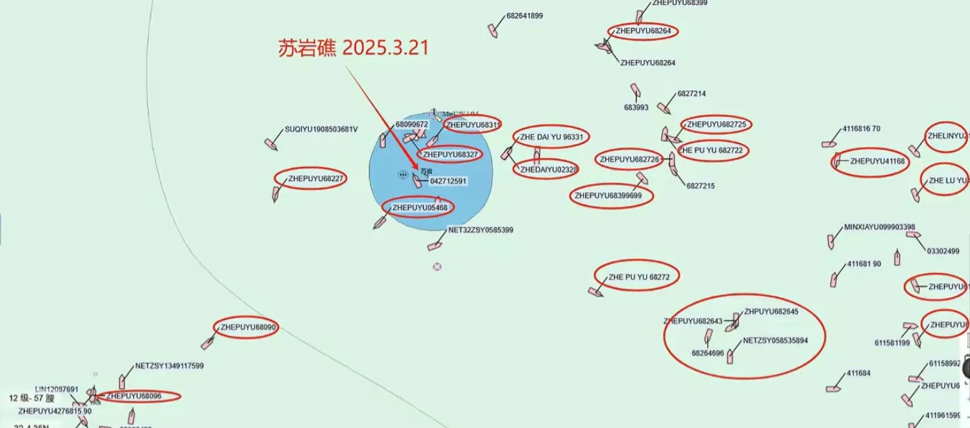 韩国现在一定很后悔前几天在苏岩礁与咱们的渔民吵吵闹闹。如果没有这场吵架，东大最