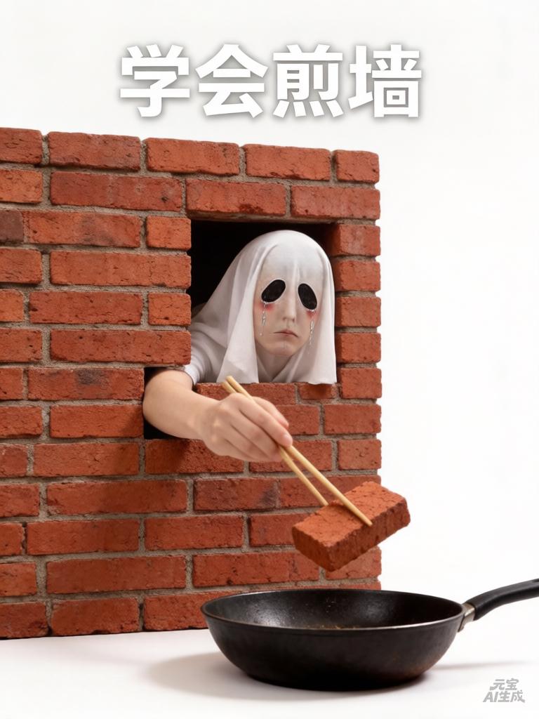 “学会煎墙，解锁新技能！”🔥👀一个人怎么打发时间