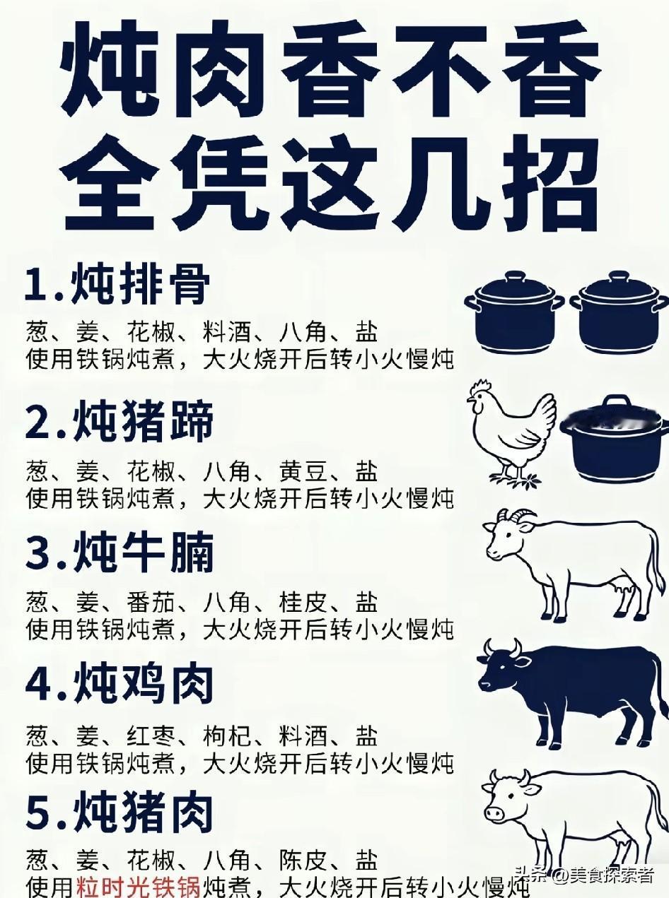 你有没有自己独特的炖肉秘诀?我的独家炖肉秘诀，让你秒变厨神谁懂啊！