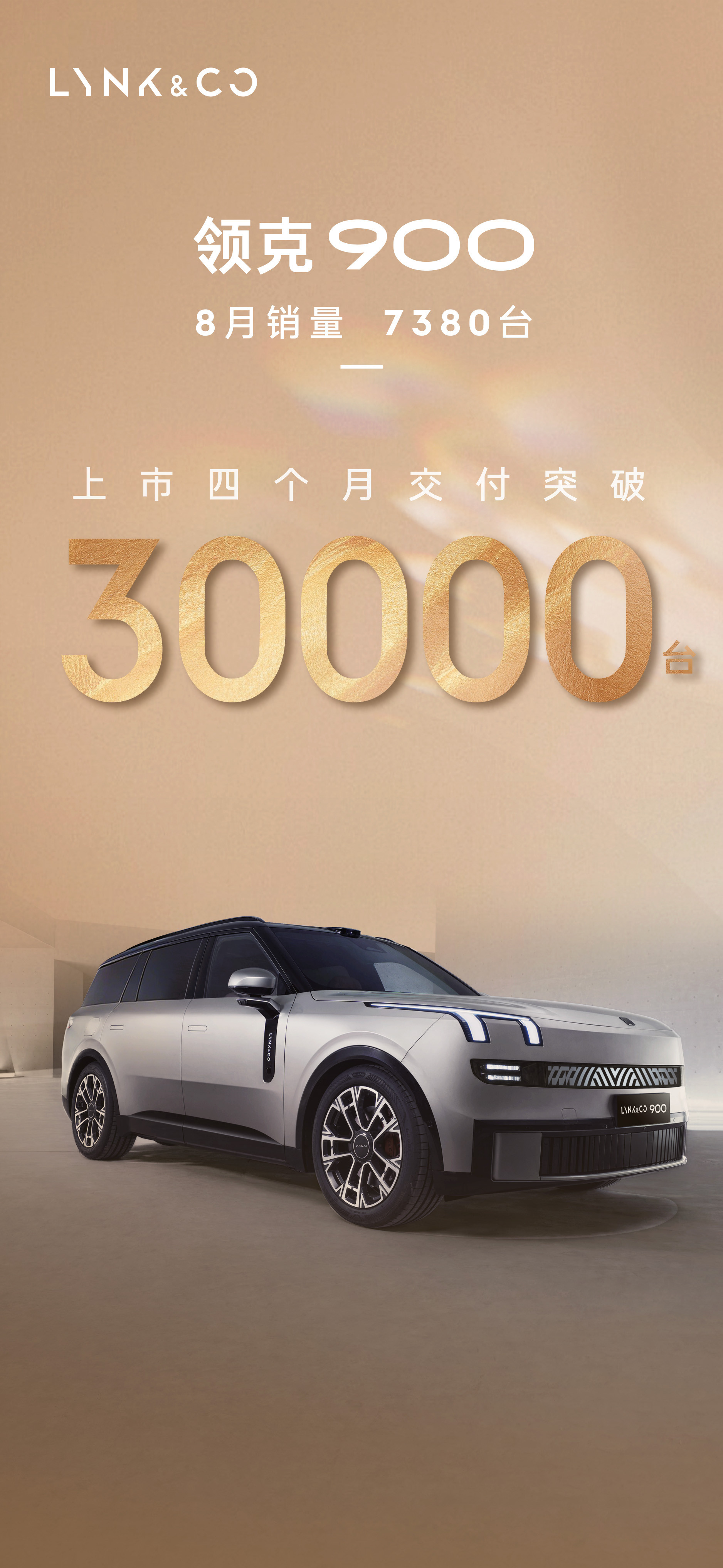 我觉得领克得好好奖励一下领克900项目团队，上市四个月交付破三万，这不光只是做出