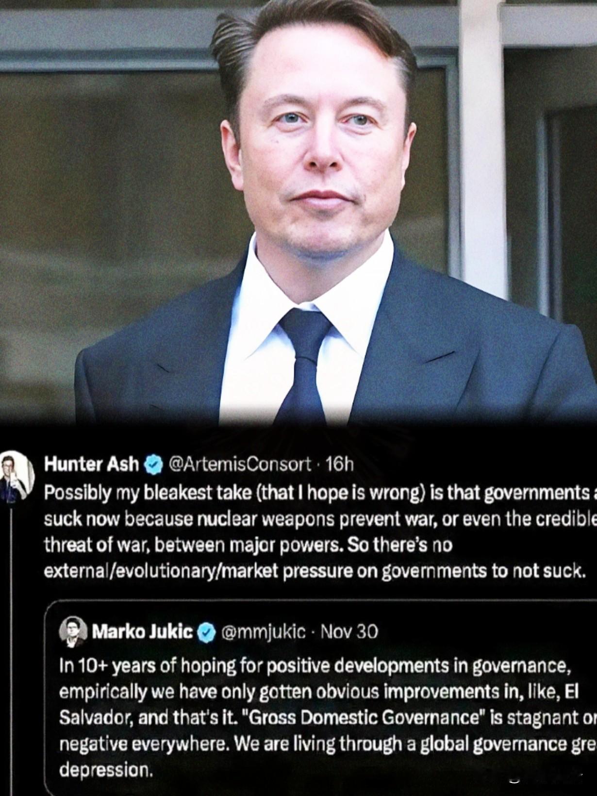 世界首富马斯克凌晨2点睡不着，直接给全世界泼了一盆凉水马斯克在社交平台X