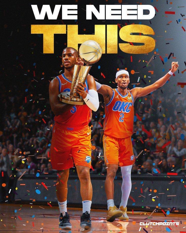 ClutchPoints建议雷霆和保罗双选，2019-20赛季，保罗帮助年轻的雷