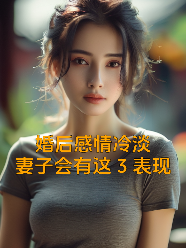 婚后感情冷淡，妻子会有这3表现