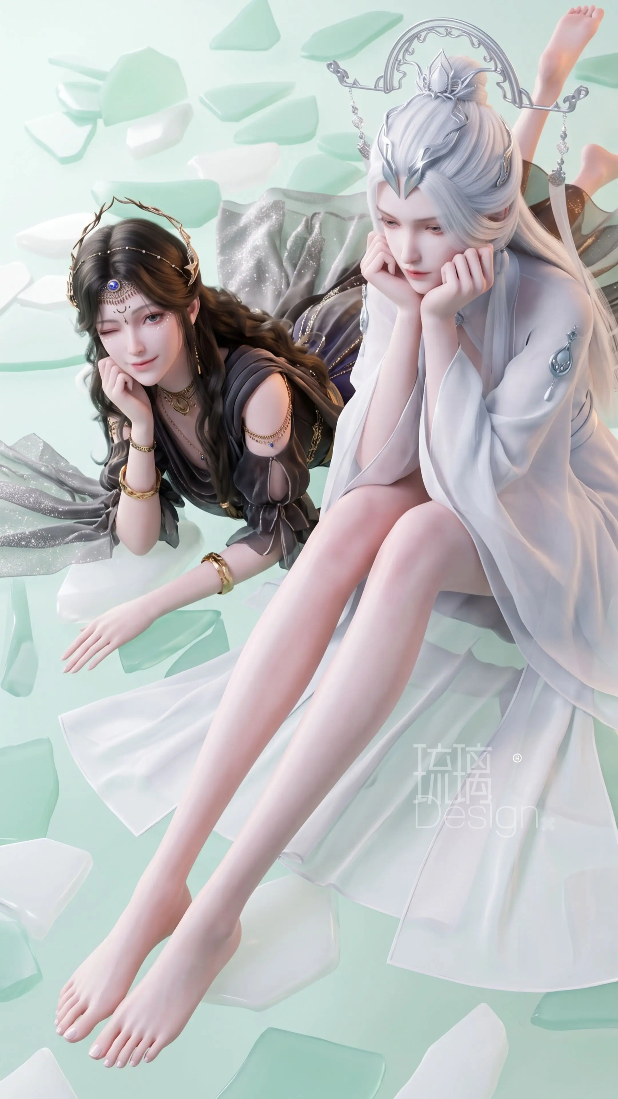 约了四位妈妈级一起拍写真，大家说话的音量小点～