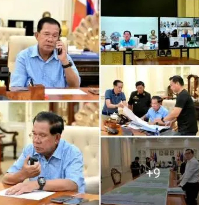 柬泰双方完全不在一个层级上，柬埔寨完全处于仰攻态势，从目前的来看，洪森危矣。洪