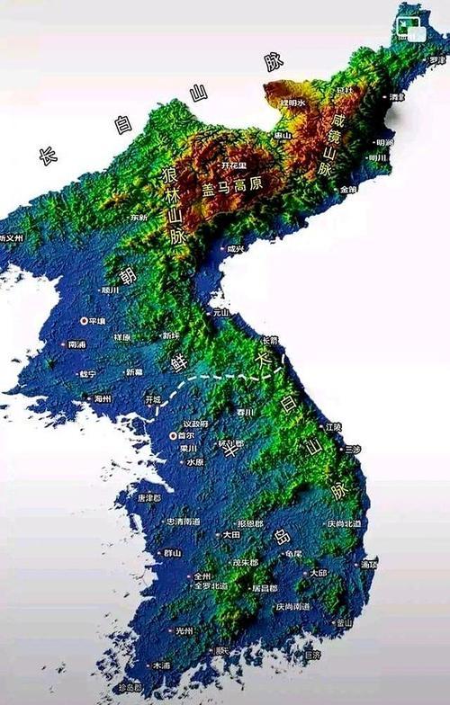 韩国陆地面积超10万平方公里，让人吃惊的是，在如此辽阔的土地上，竟然连一个1平方