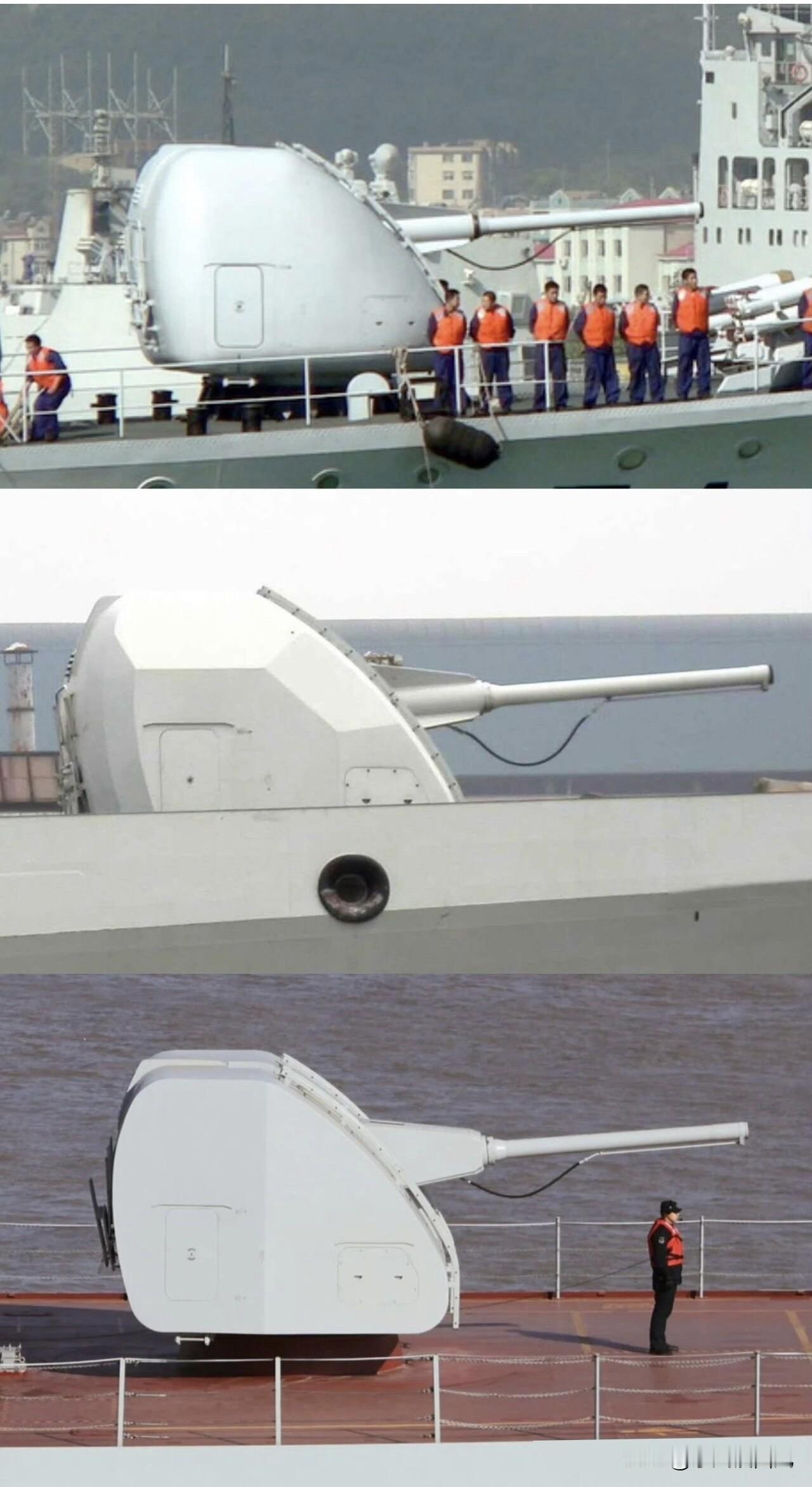 人民海军三代100“馒头炮”合集，该型炮最早从法国引进，后自行仿制改进，国产化版