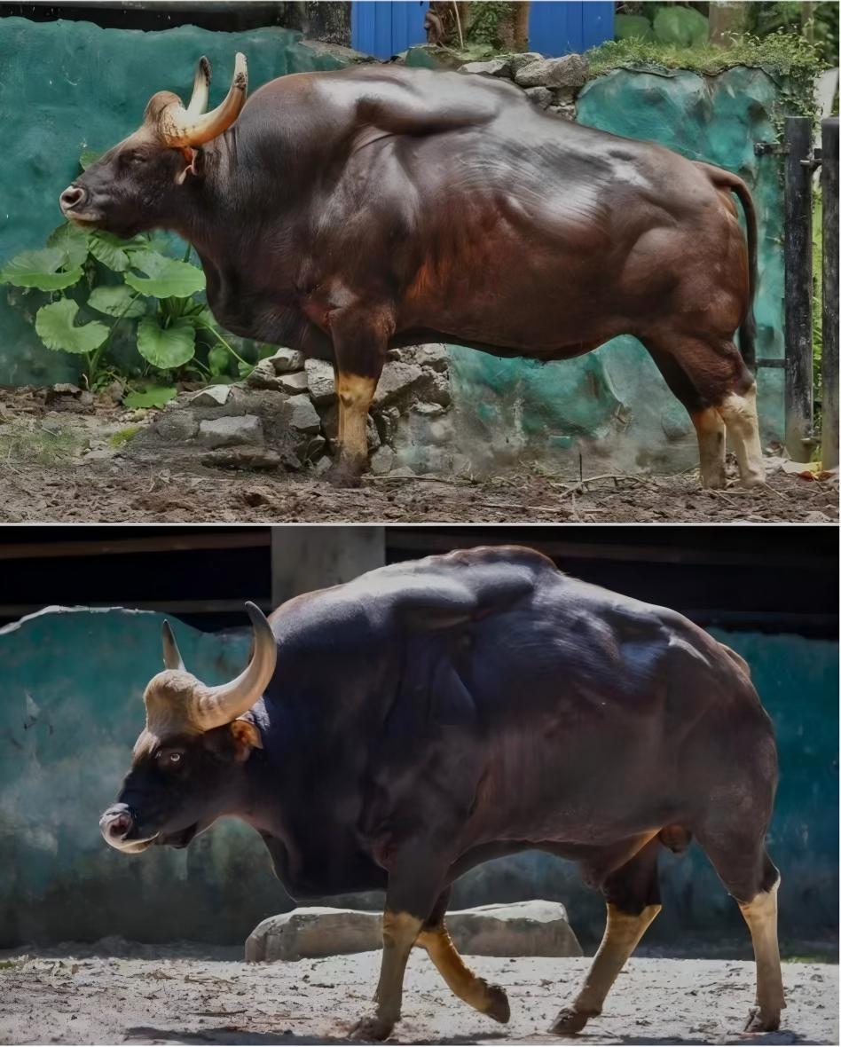 “牛魔王”！一脚能让老虎退避三舍🐂别再被家牛骗了，这才是牛界的天花板——白