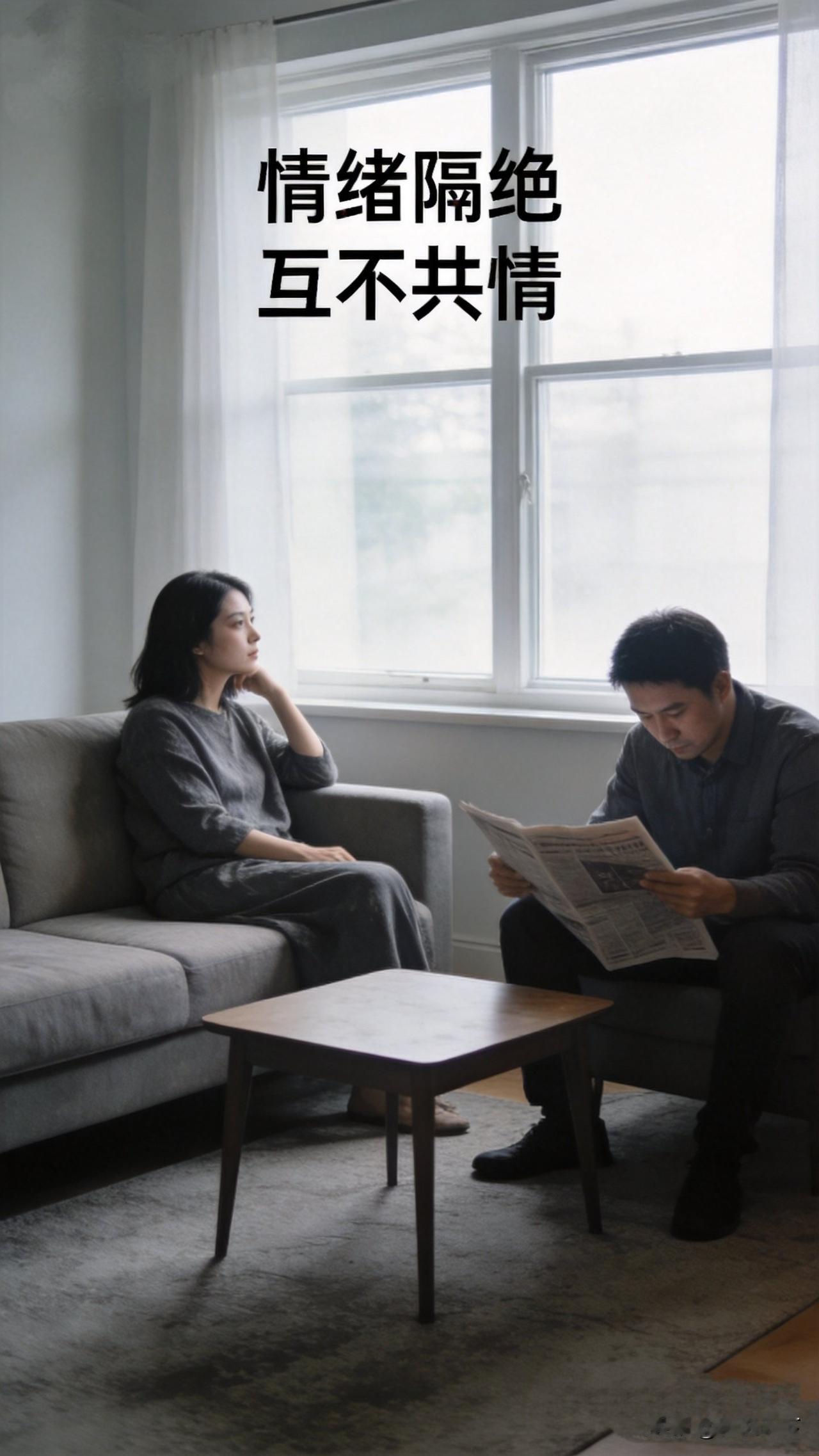 年轻时吵归吵闹归闹，心里还装着彼此的喜怒哀乐；熬到中年才发现，最伤人的不是红脸