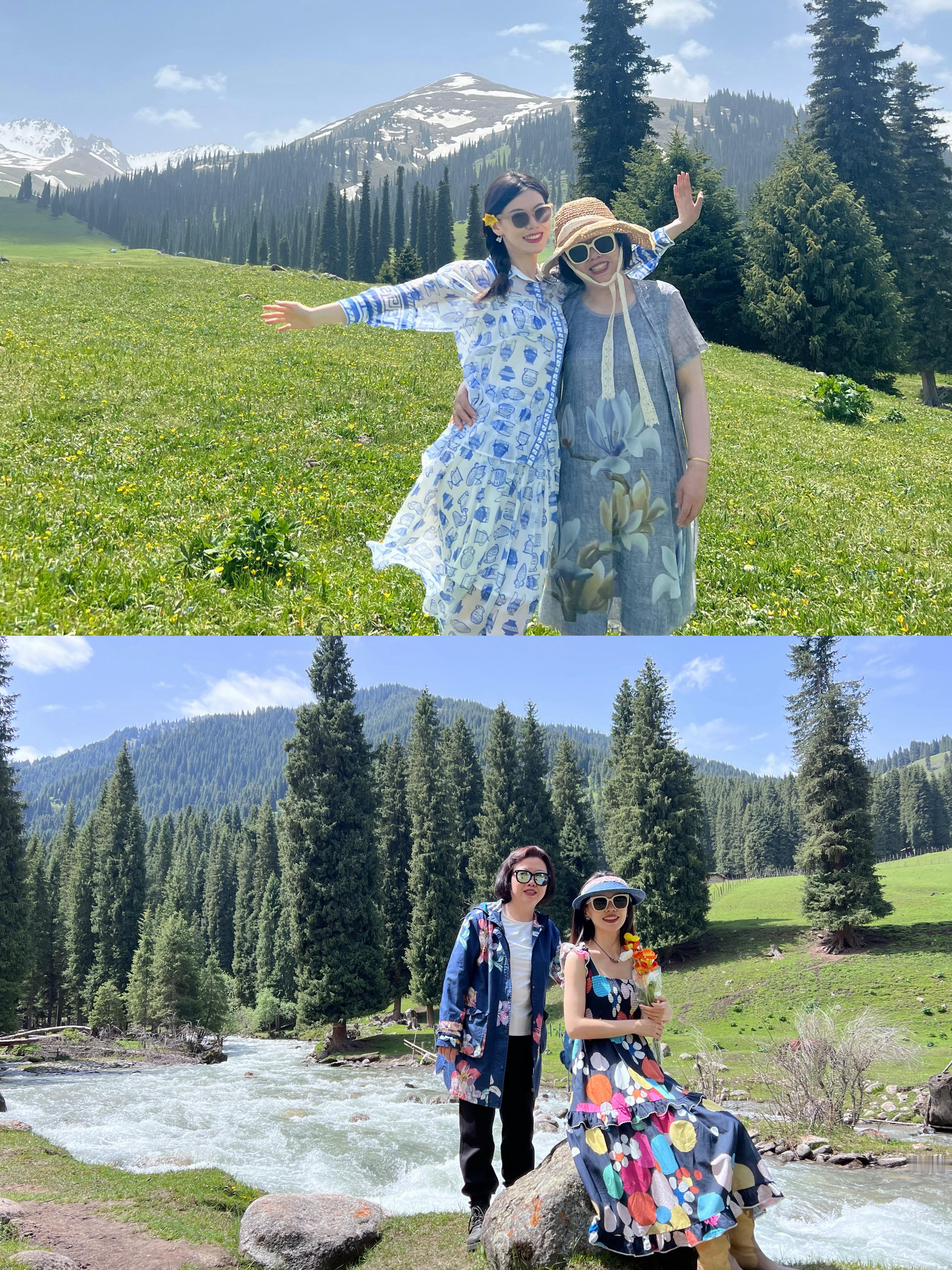 跟妈妈秀个恩爱咯今天穿什么