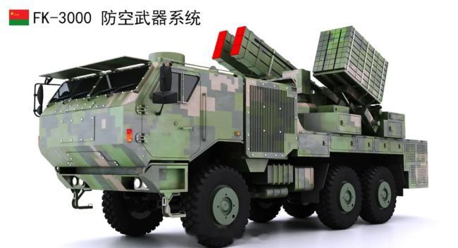 关注我九三看更多九三阅兵解读一辆车能装96枚导弹，FK-3000防空系统解读在