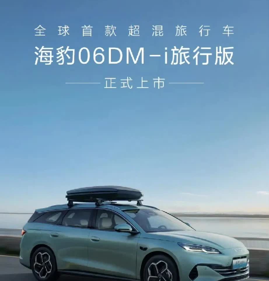王传福这回是谁的面子都不给！比亚迪海豹06DMi旅行版发布，10.98万起，