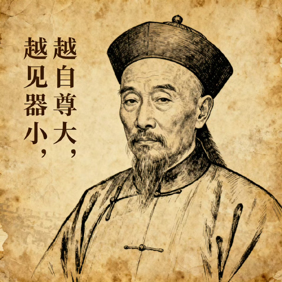 曾国藩说，“越自尊大，越见器小”。意思是，你越把自己的自尊看得重要，你的器量反而