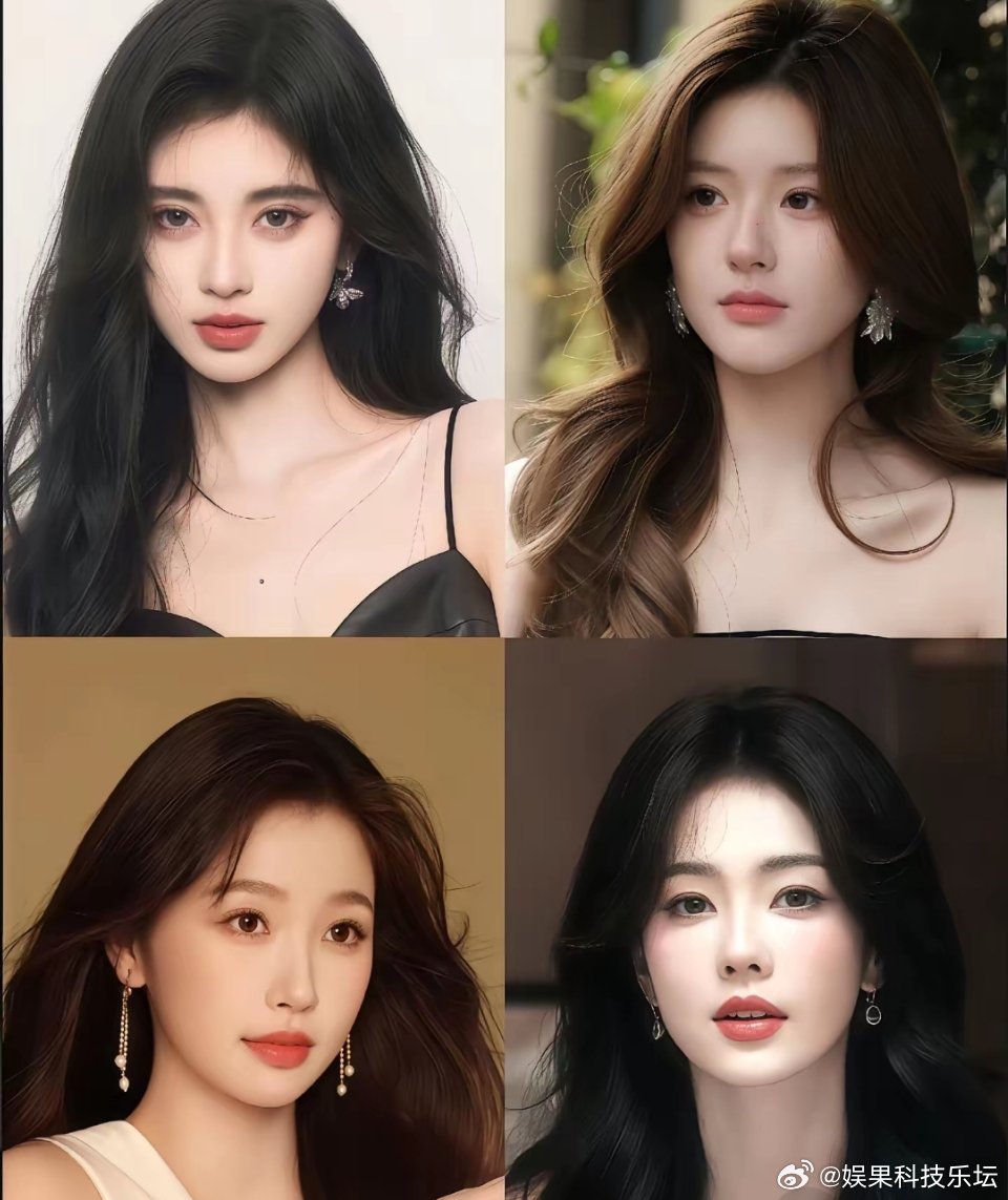 从小到大都没丑过，逆袭最成功的就是鞠婧祎，她们四个可以称得上圈内四仙女了，大家怎