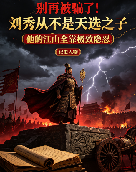 很多人都说光武帝刘秀是历史最爽开国皇帝，天生开挂、运气爆棚，躺着拿天下。但读懂正史才明白：他的完美，