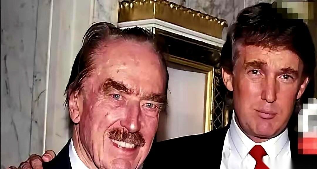 刷到一张特朗普和他爹的老照片，我下意识把手机拿远了一点。照片里，他爹眉毛倒竖，