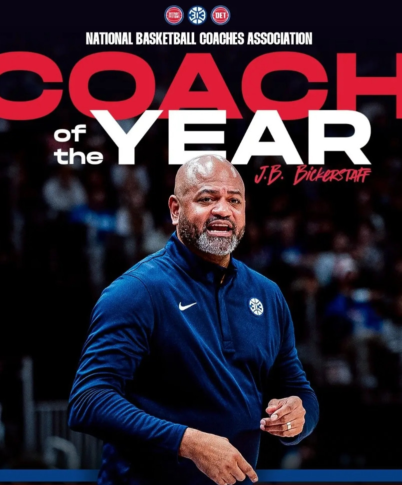 NBA情报局4月18日讯当年被火箭队弃之不用的比克斯塔夫，如今带着活塞拿到6