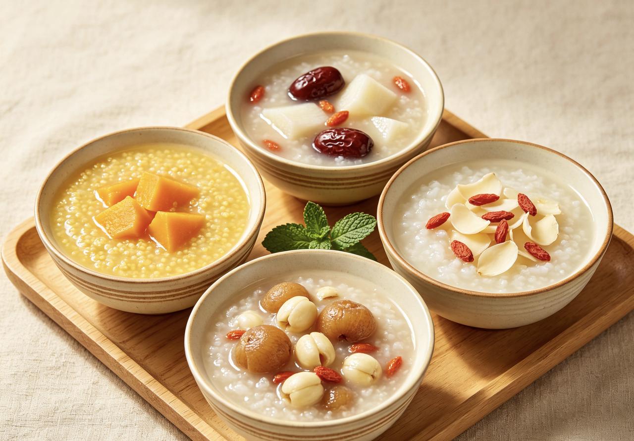 养好脾胃，粥最养人！这4款家常粥，软糯暖胃，全家都爱喝。小米南瓜粥黄金搭