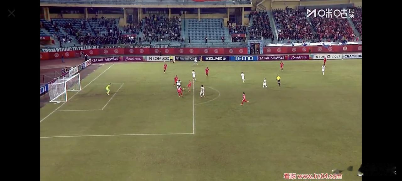 开场已30分钟，北京国安1：0领先河内公安，有三点很值得肯定：一是北京国安的