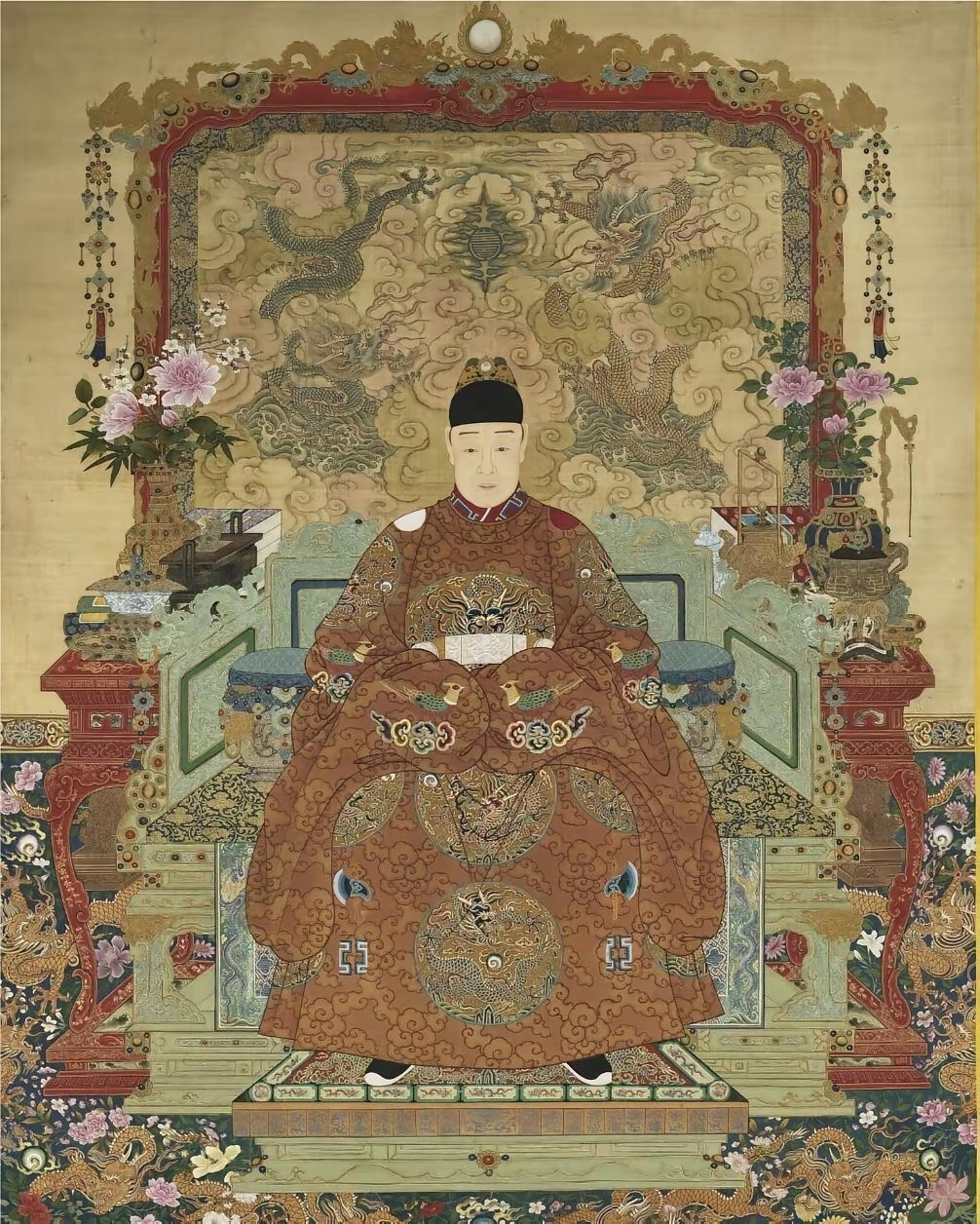 《明熹宗坐像》文物历史人物