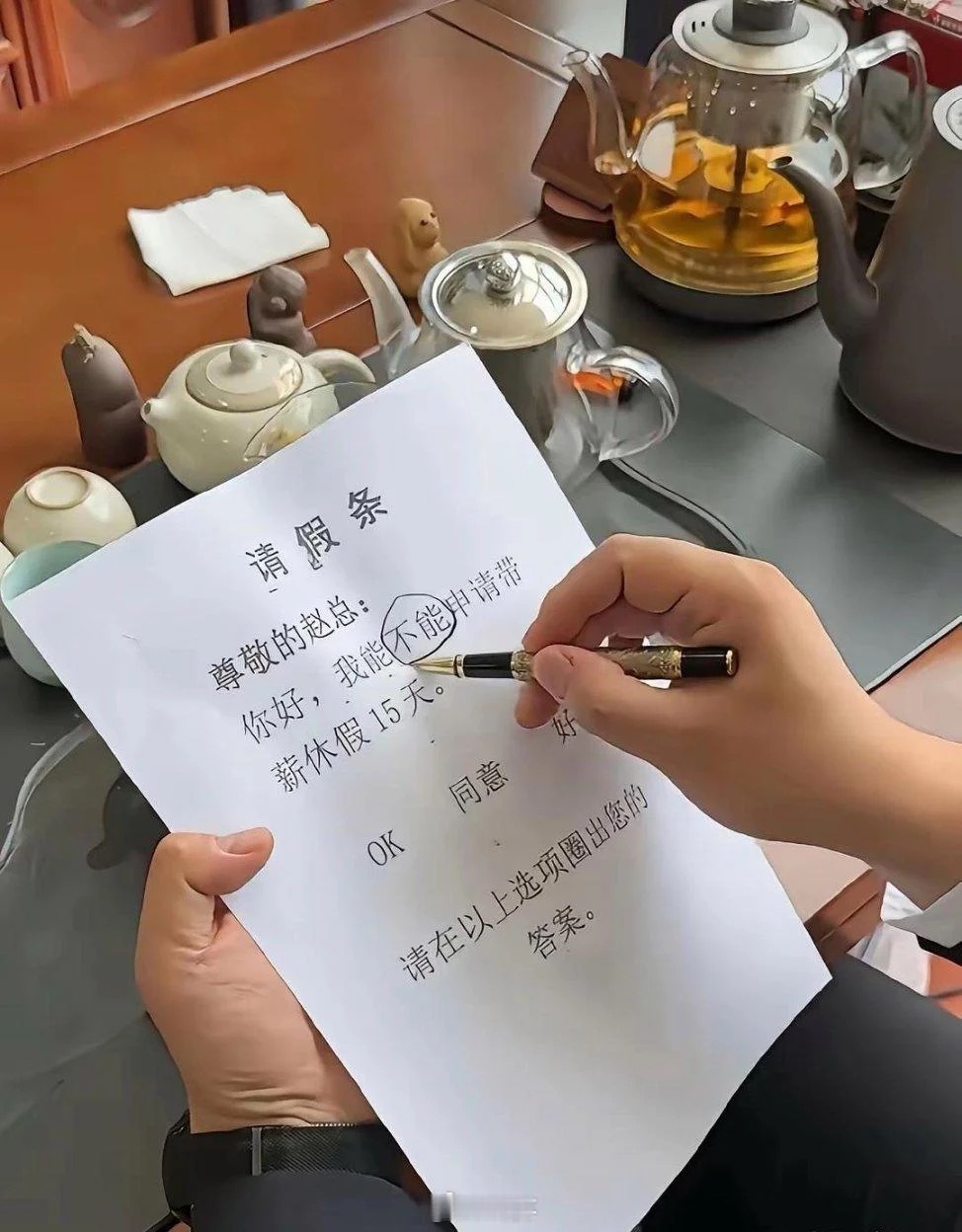 领导的批复，服不服