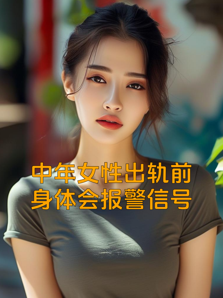 中年女性出轨前，身体会报警信号