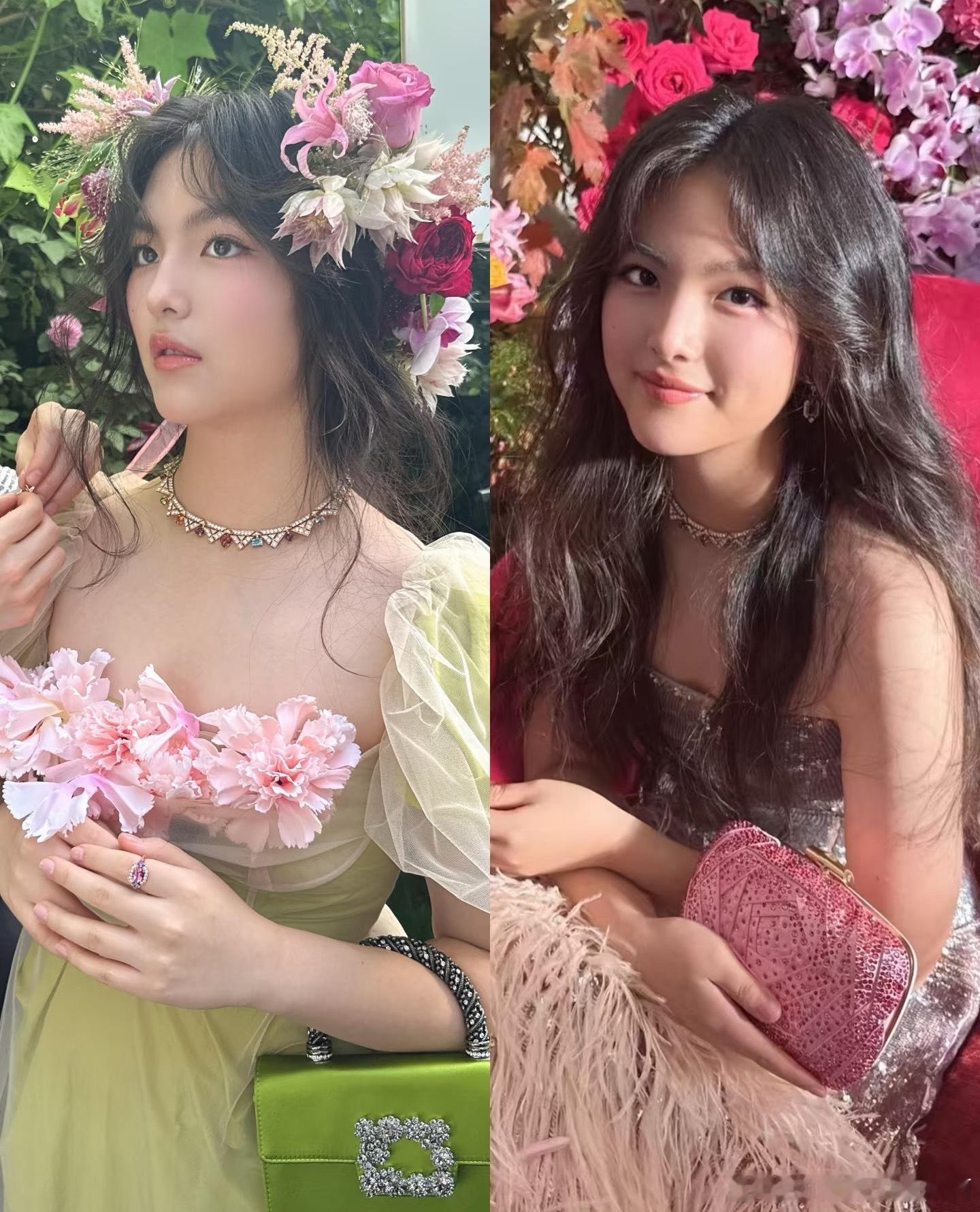 做李湘的女儿会有什么烦恼吗？看到王诗龄拍顶级时尚杂志，这次Angela上身的珠宝