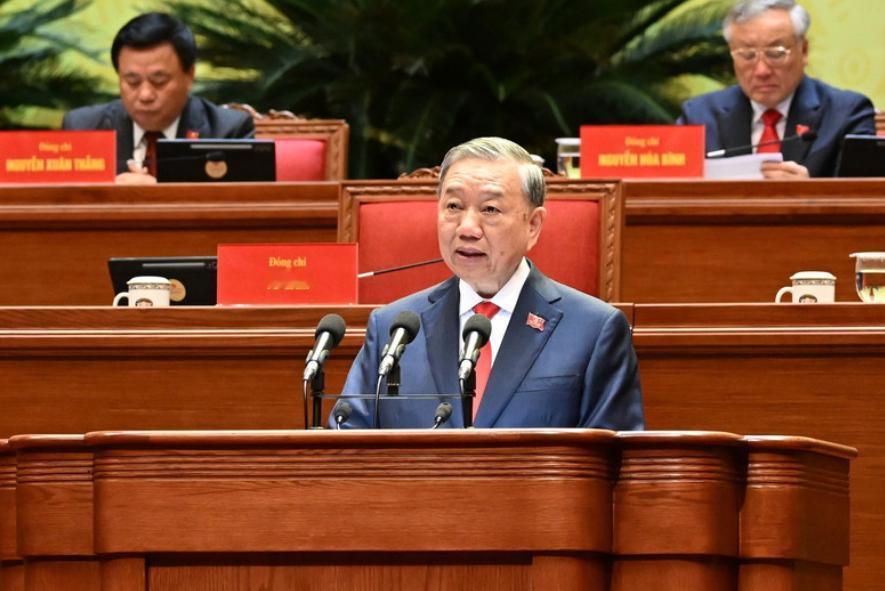 有点急了！1月20日苏林在越南大会上作报告，在40分钟的演讲中，苏林承诺2026