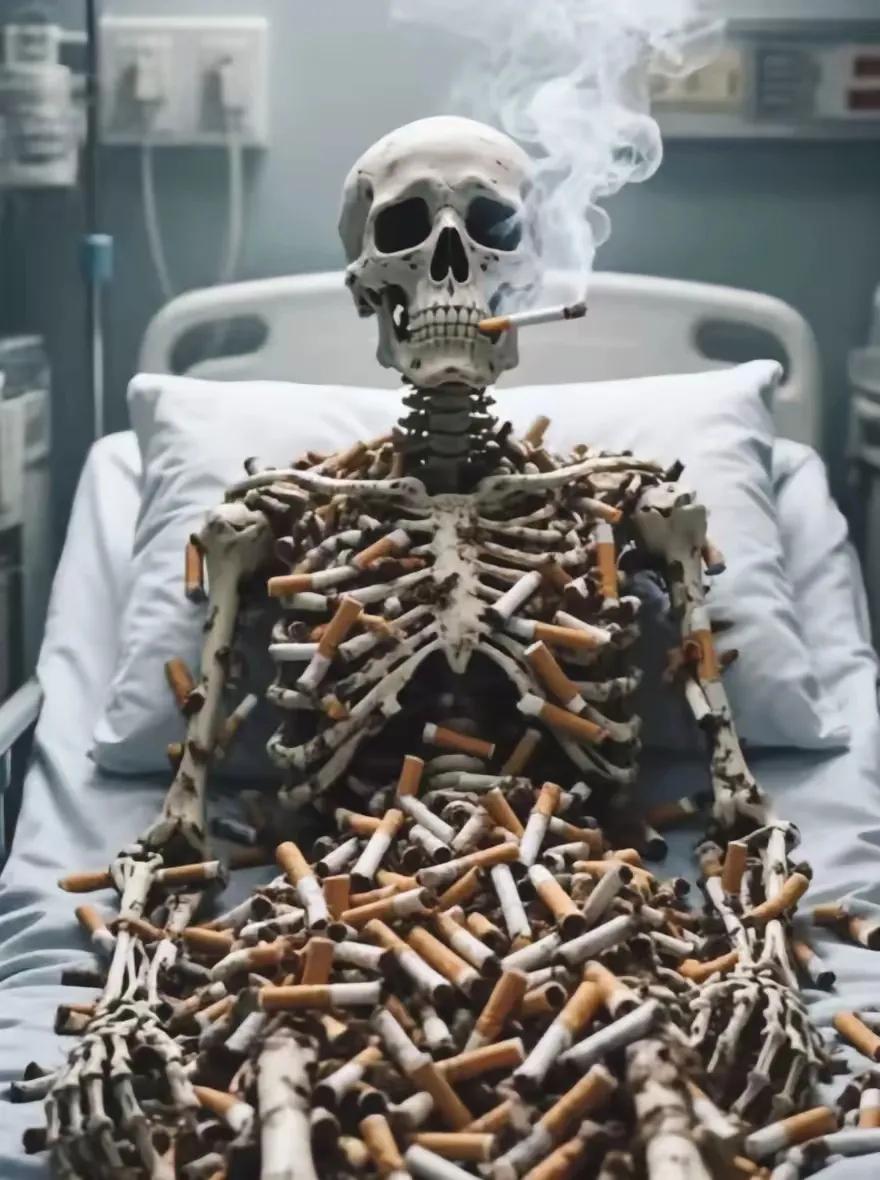 男士们听好了吸烟有害身体健康都说八百遍了怎么就是没人听呢？[惊恐]
