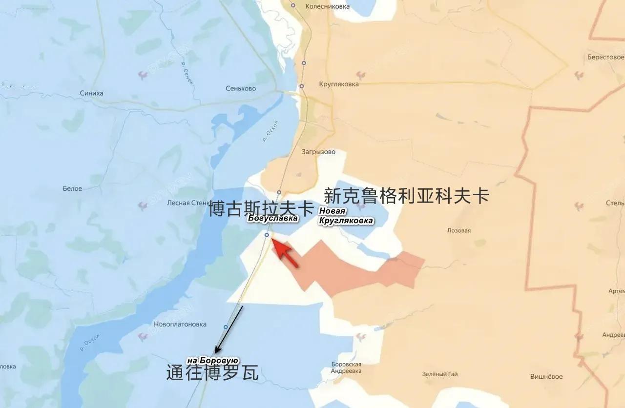 哈尔科夫州有一处地方在经历了一段相对平静的时期后，再次活跃起来，这就是博罗瓦方向