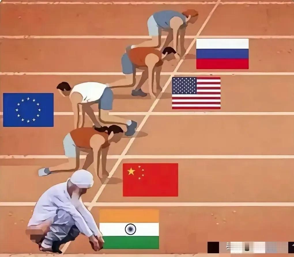 这是对印度🇮🇳最清晰的描述！​​​有网友评论说：​1，美国的上半身和