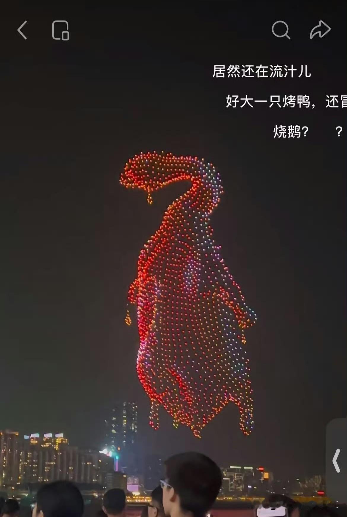 网友拍到的，烤鸭烧鹅？[捂脸哭]